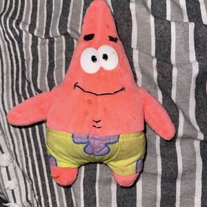 Vintage 2002‎ Nanco SpongeBob SquarePants Patrick Star Stuffed Animal 8" Plush